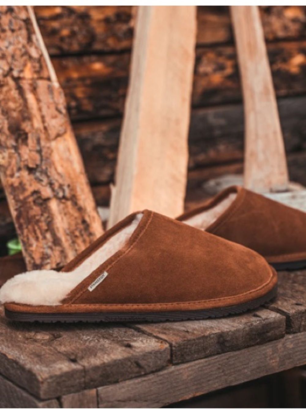 STAHEEKUM Men's Alpine Slipper - Wheat, Tan, Size 11, NWOT